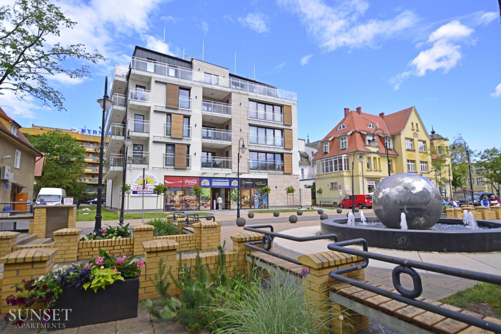 Sunset Apartments - Kormoran - Plaza 300M Świnoujście  Eksteriør billede